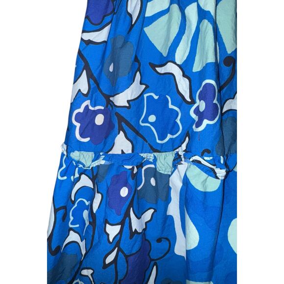 Rhode x Target Zinnia Floral Tiered Mini Dress Small Tropical Hawaiian Vacation - Picture 4 of 10